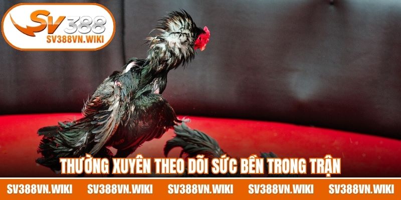 Thường xuyên theo dõi sức bền trong trận