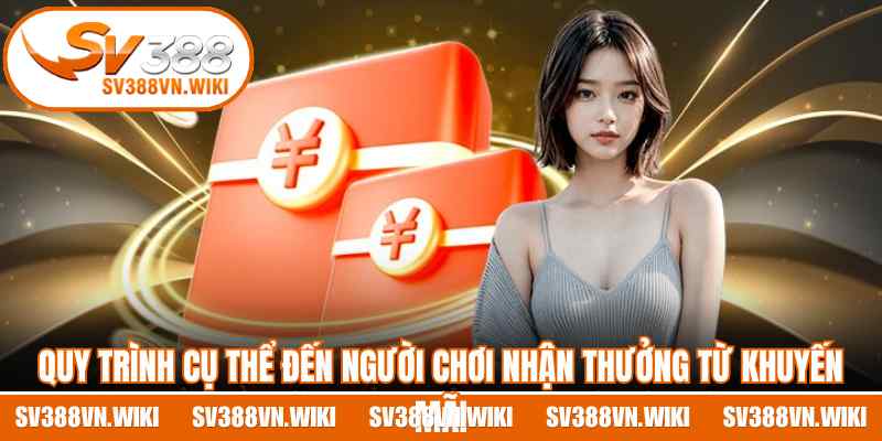 Quy trình cụ thể đến người chơi nhận thưởng từ khuyến mãi